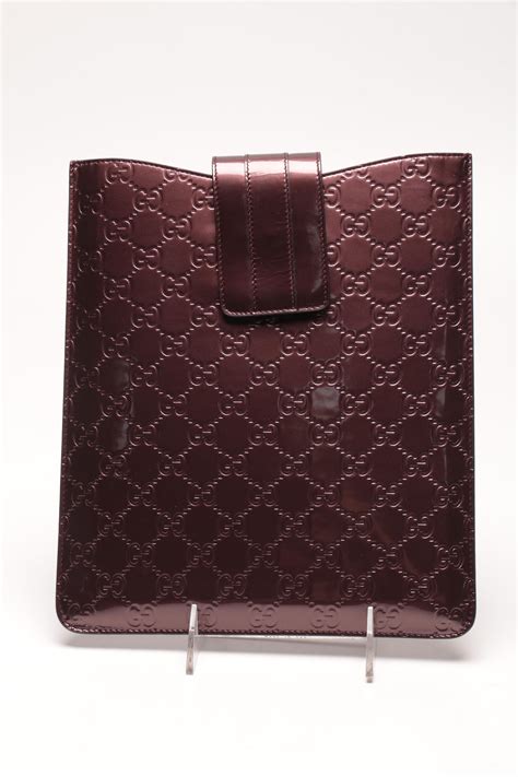 Gucci Plum Guccissima Tablet Case 